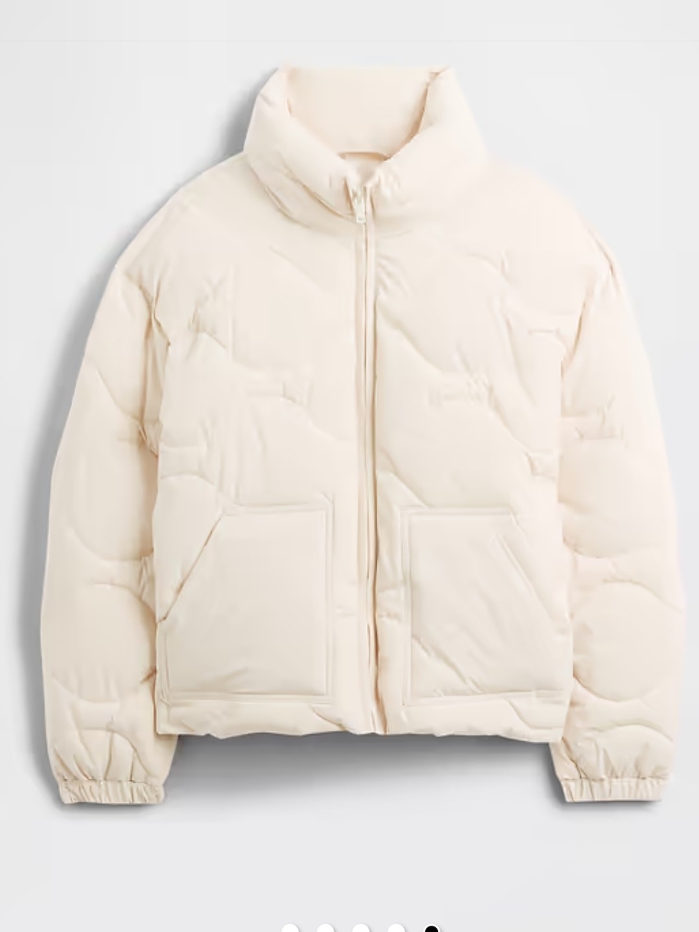 GAP Cream Puffer Jacket